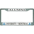 thumbnail image 1 of University Of Montreal Alumni Chrome License Plate Frame, 1 of 1