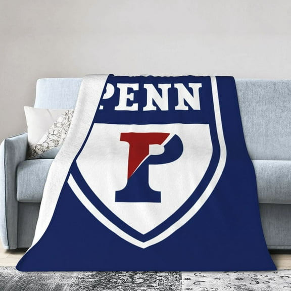 University Of Pennsylvania Fleece Blanket For Couch, Bed, Travel, All Seasons, Gifts