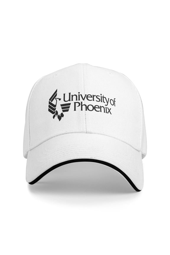 University Of Phoenix Logo Unisex Sandwich Cap Classic Baseball Capunisex Adjustable Casquette Dad Hat