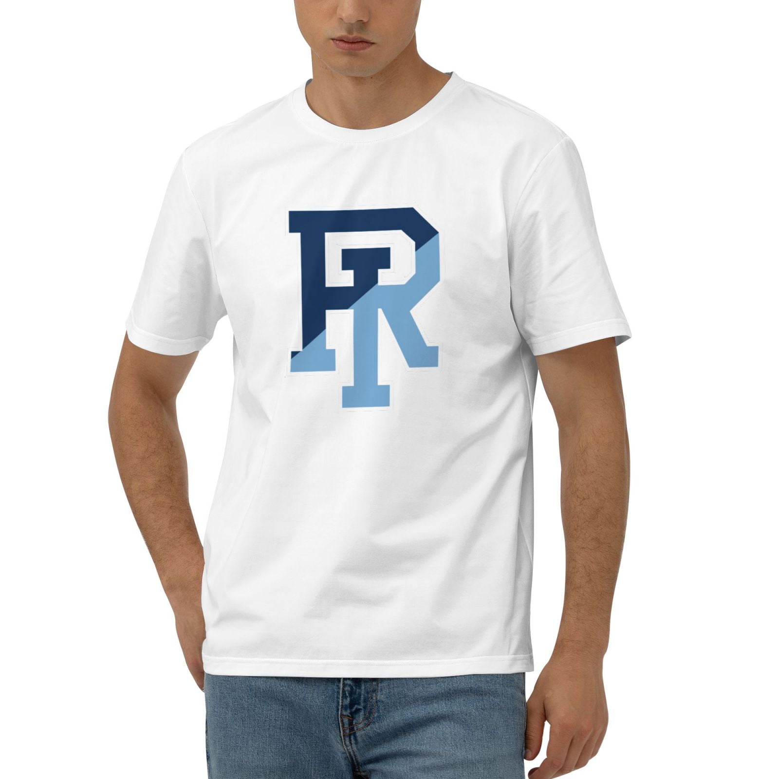 University Of Rhode Island Men'S 170g Combed Cotton Short Sleeve T