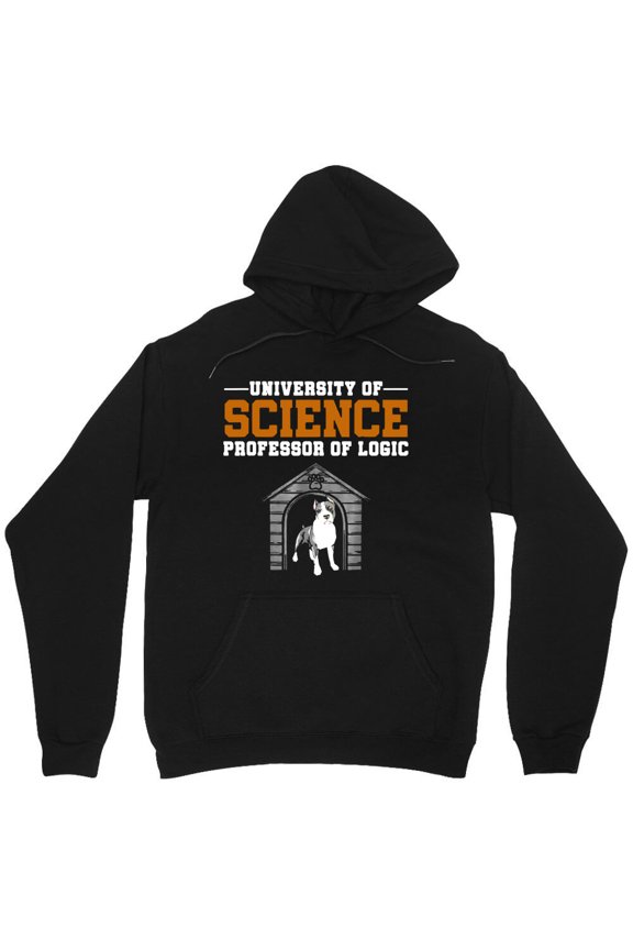 University Of Science Graphic Funny College Major Parody Simple Minimalist Logo M5735 Unisex Hoodie, Up to Size 5XL