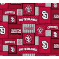 thumbnail image 1 of University Of South Dakota Coyotes Fleece Fabric 58" By The Yard, 1 of 2