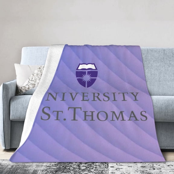 University Of St Thomas Ultra-Soft Micro Fleece Blanket Multi-Size Flannel Blanket