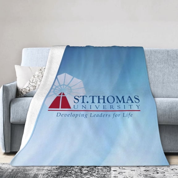 University Of St Thomas Ultra-Soft Micro Fleece Blanket Multi-Size Flannel Blanket