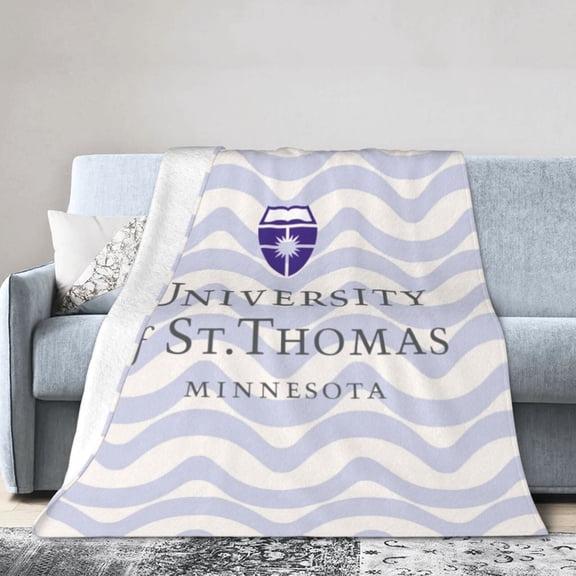 University Of St Thomas Ultra-Soft Micro Fleece Blanket Multi-Size Flannel Blanket