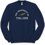 University Of Toledo Rockets Arc Vintage Collegiate Logo Graphic Crew Sweatshirt