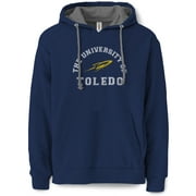 University Of Toledo Rockets Arc Vintage Collegiate Logo Graphic Hooded Sweatshirt