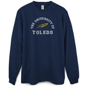 University Of Toledo Rockets Arc Vintage Collegiate Logo Graphic Long Sleeve Tee