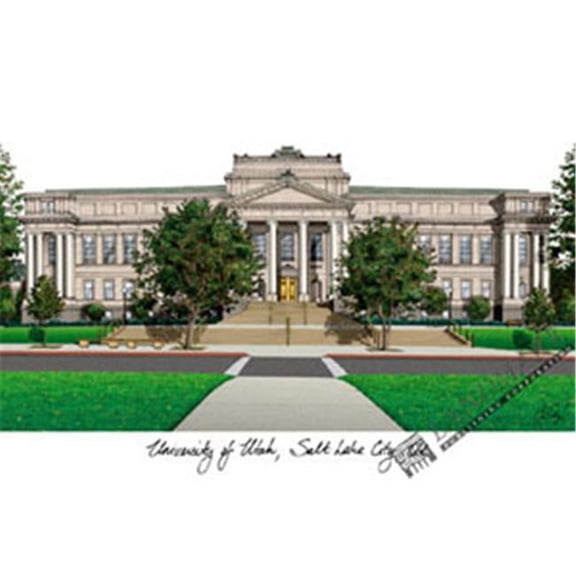 University Of Utah Campus Images Lithogr