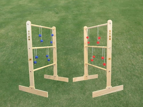 University Of Utah Engraved Ladder Golf / Ladder Toss Lawn Game ...