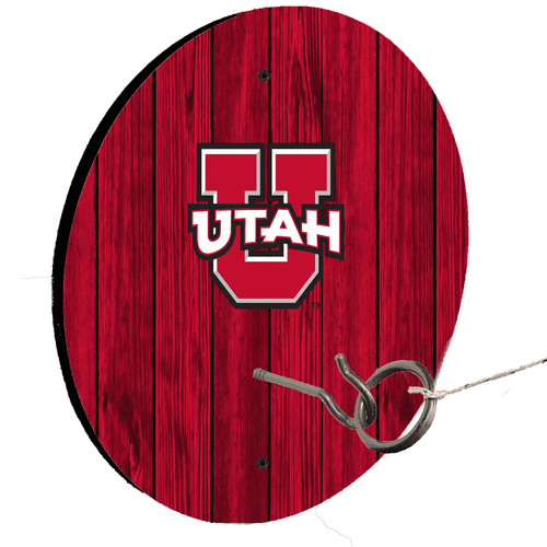 University Of Utah Red Ring Toss Lawn Game