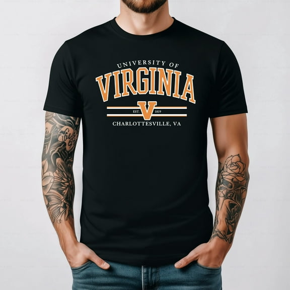 University Of Virginia Cavaliers Bold Collegiate Unisex T-Shirt up to 5XL