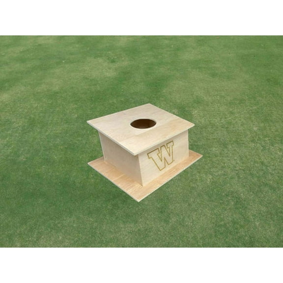 University Of Washington "W" Engraved Cornhole Pro Air Mail Box