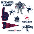 thumbnail image 1 of University of Richmond 9ct Vinyl Large Deluxe Stickers Variety Pack - Laptop, Water Bottle, Scrapbooking, Tablet, Skateboard, Indoor/Outdoor - Set of 9, 1 of 4