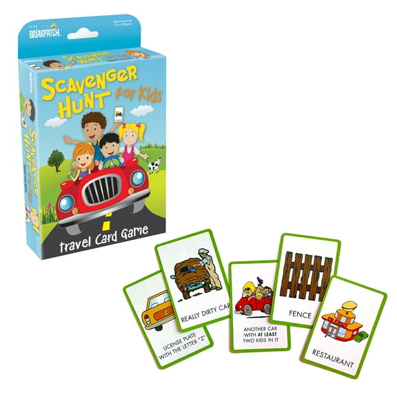 Briarpatch Travel Scavenger Hunt Card Game for Kids, Activities for Family Vacations, Road Trips and Car Rides, Ages 6 and Up