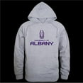 thumbnail image 1 of University at Albany Great Danes Seal Hoodie, Heather Grey - Small, 1 of 1