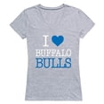 thumbnail image 1 of University at Buffalo I Love Women T-Shirt, Heather Grey - Extra Large, 1 of 1