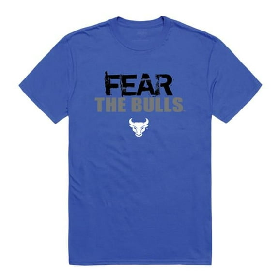 University at Buffalo Men Fear T-Shirt, Royal - Small