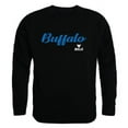 thumbnail image 1 of University at Buffalo Script Crewneck T-Shirt, Black - Small, 1 of 1
