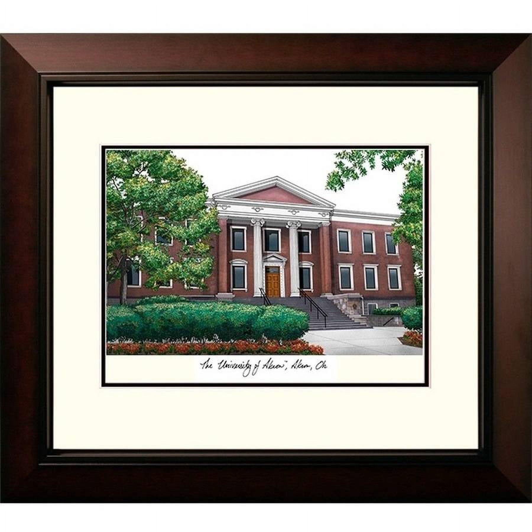 University of Akron Legacy Alumnus Framed Lithograph