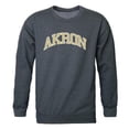 thumbnail image 1 of University of Akron Zips Campus Crewneck Sweatshirt, Heather Charcoal - Large, 1 of 1