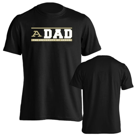 University of Akron Zips Dad Proud Parent Short Sleeve T-Shirt