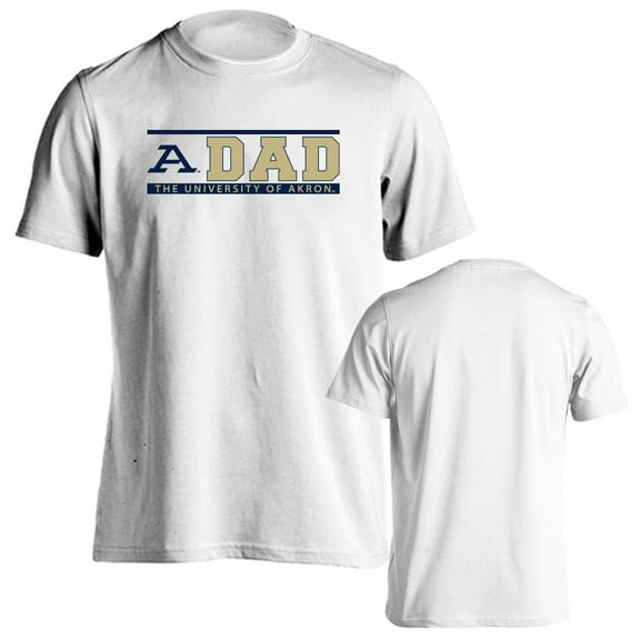 University of Akron Zips Dad Proud Parent Short Sleeve T-Shirt