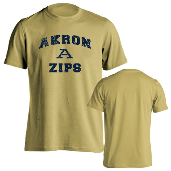 University of Akron Zips Distressed Retro Short Sleeve T-Shirt