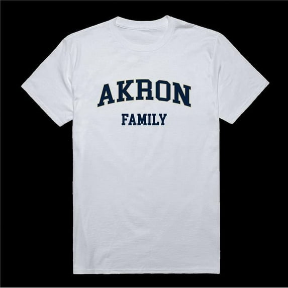 University of Akron Zips Family T-Shirt, White - Small
