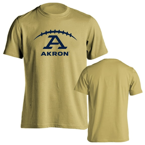 University of Akron Zips Football Laces Out Logo T-Shirt