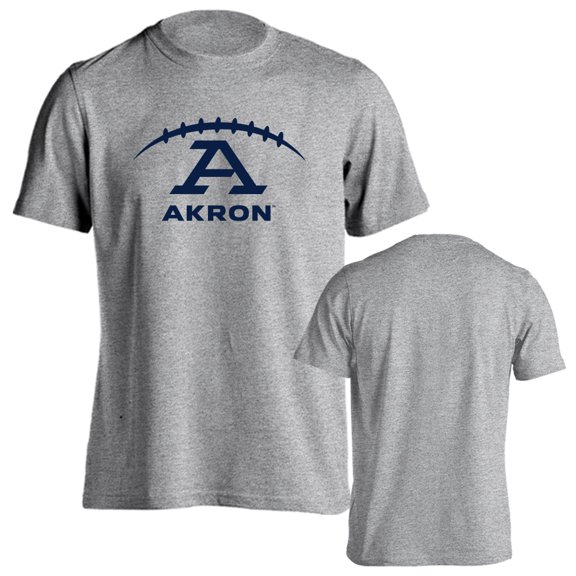 University of Akron Zips Football Laces Out Logo T-Shirt