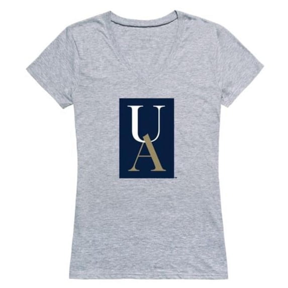 University of Akron Zips Women Seal T-Shirt, Heather Grey - Extra Large