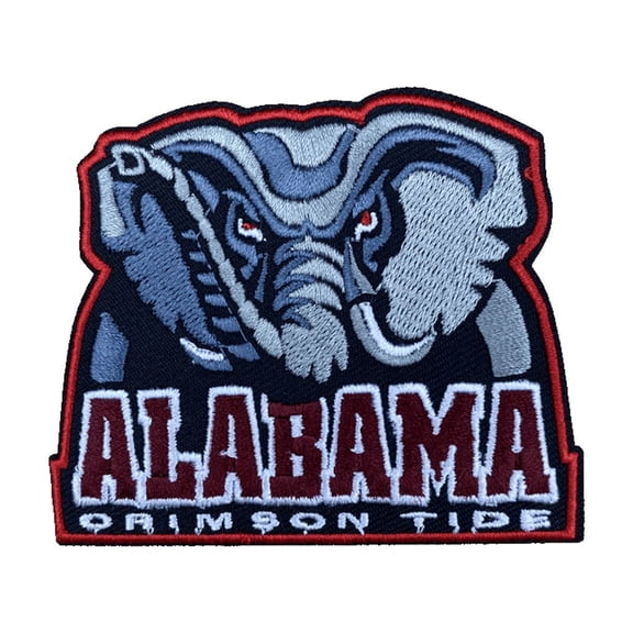 University of Alabama Crimson Tide Football Embroidered Iron On Patch