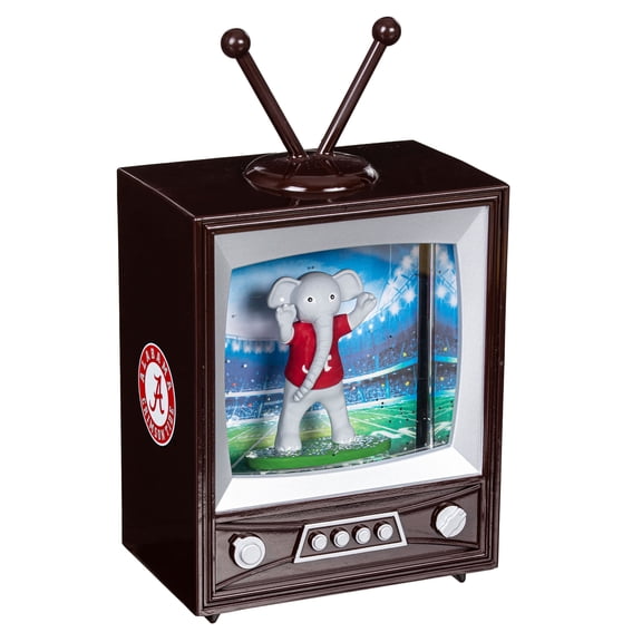 Alabama Crimson Tide 8" Vintage TV Water Globe Lantern with Mascot