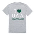 thumbnail image 1 of University of Alaska Anchorage I Love T-Shirt, Heather Grey - Large, 1 of 1