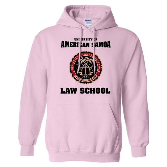 University of American Samoa Hoodie Sweatshirt Unisex Large Pink