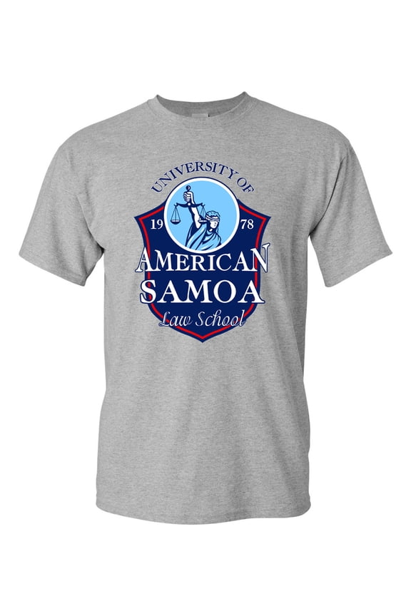 University of American Samoa Law School Funny Parody DT Adult T-Shirt Tee
