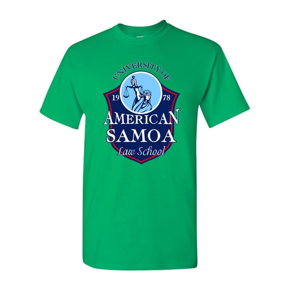 University of American Samoa Law School Funny Parody DT Adult T-Shirt Tee