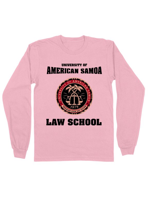 University of American Samoa Long Sleeve Shirt Unisex Large Pink