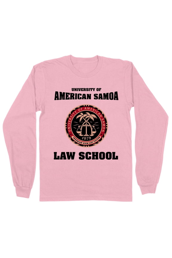 University of American Samoa Long Sleeve Shirt Unisex Large Pink