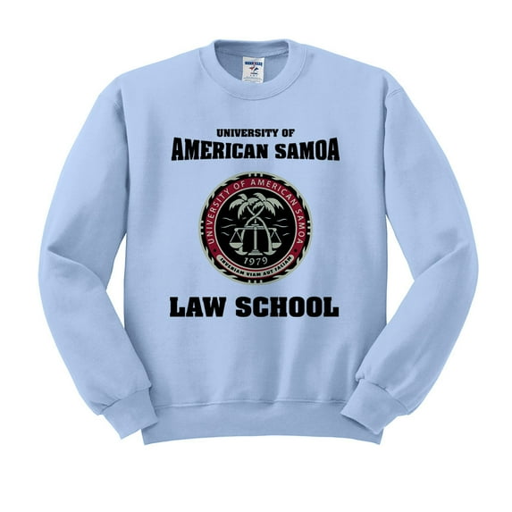 University of American Samoa Sweatshirt Unisex Large Light Blue