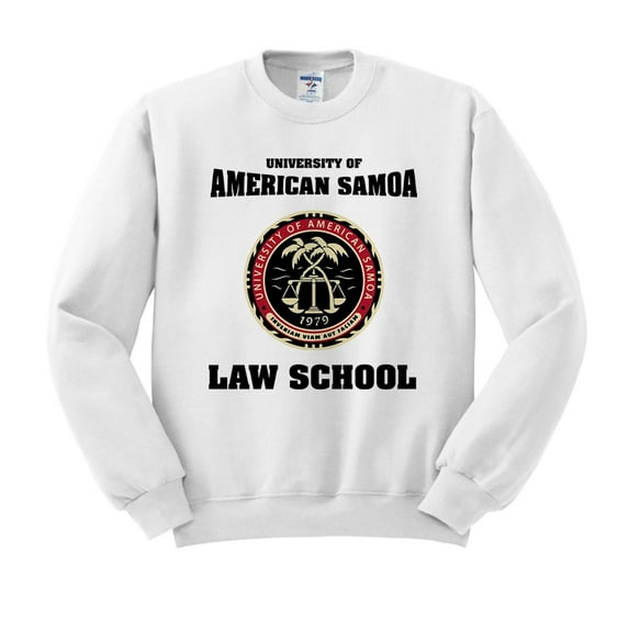 University of American Samoa Sweatshirt Unisex Large White