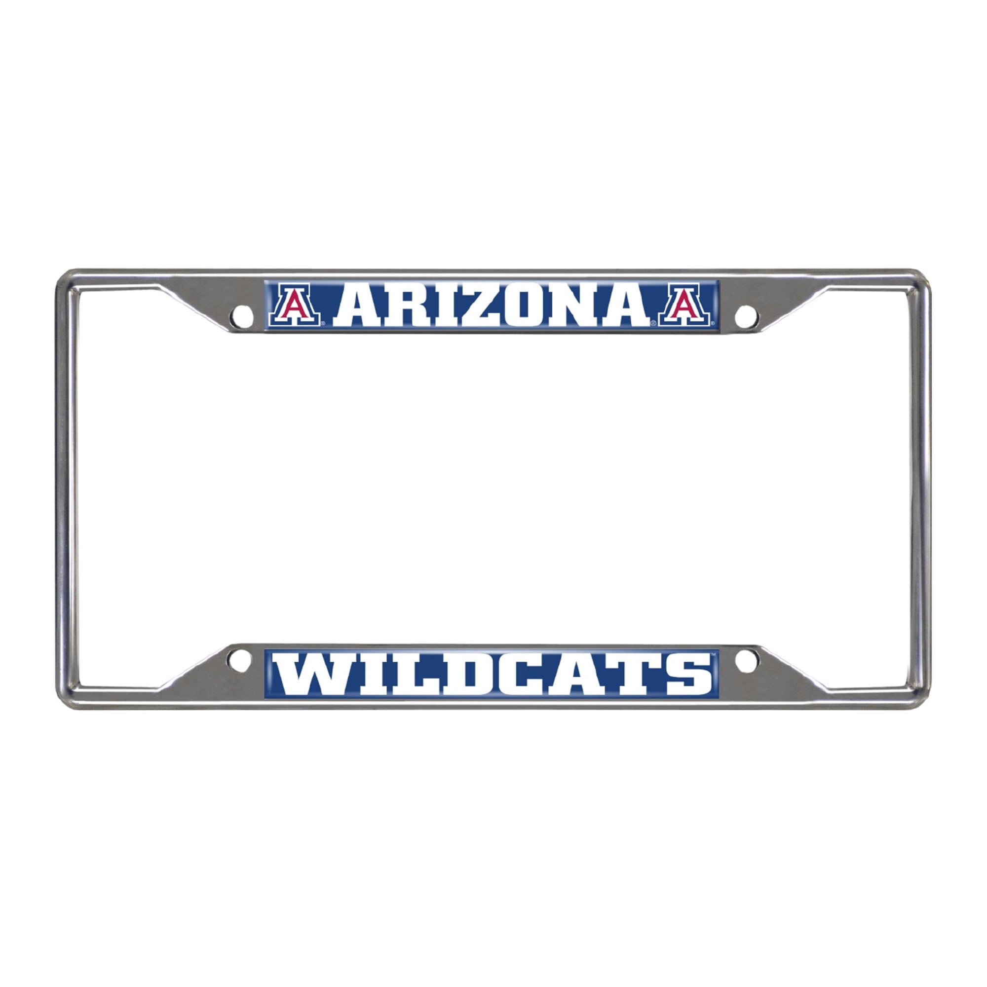 Metal Chrome License Plate Frame – Native Arizona Flag Design, Heavy Duty, Screw-On
