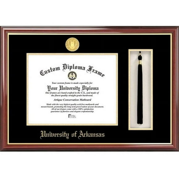 University of Arkansas 8.5" x 11" Tassel Box and Diploma Frame
