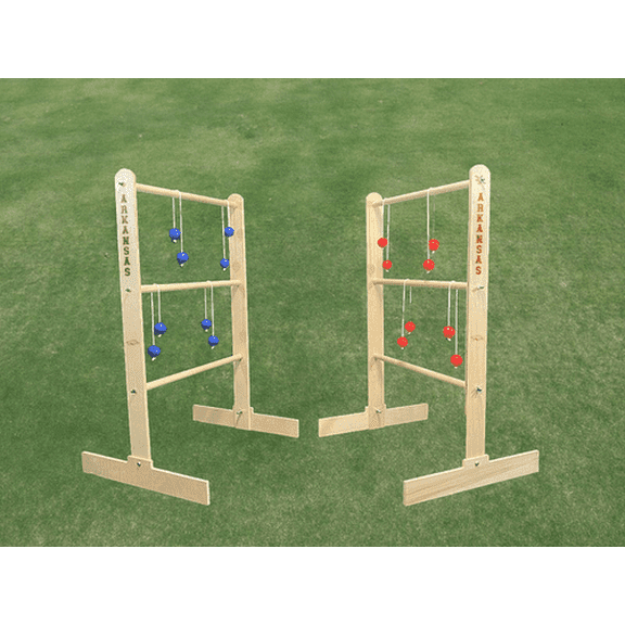 University of Arkansas Engraved Ladder Golf / Ladder Toss Lawn Game