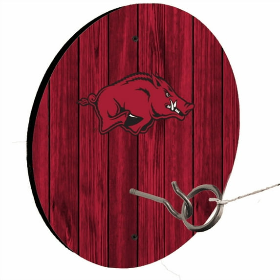 University of Arkansas Maroon Ring Toss Lawn Game