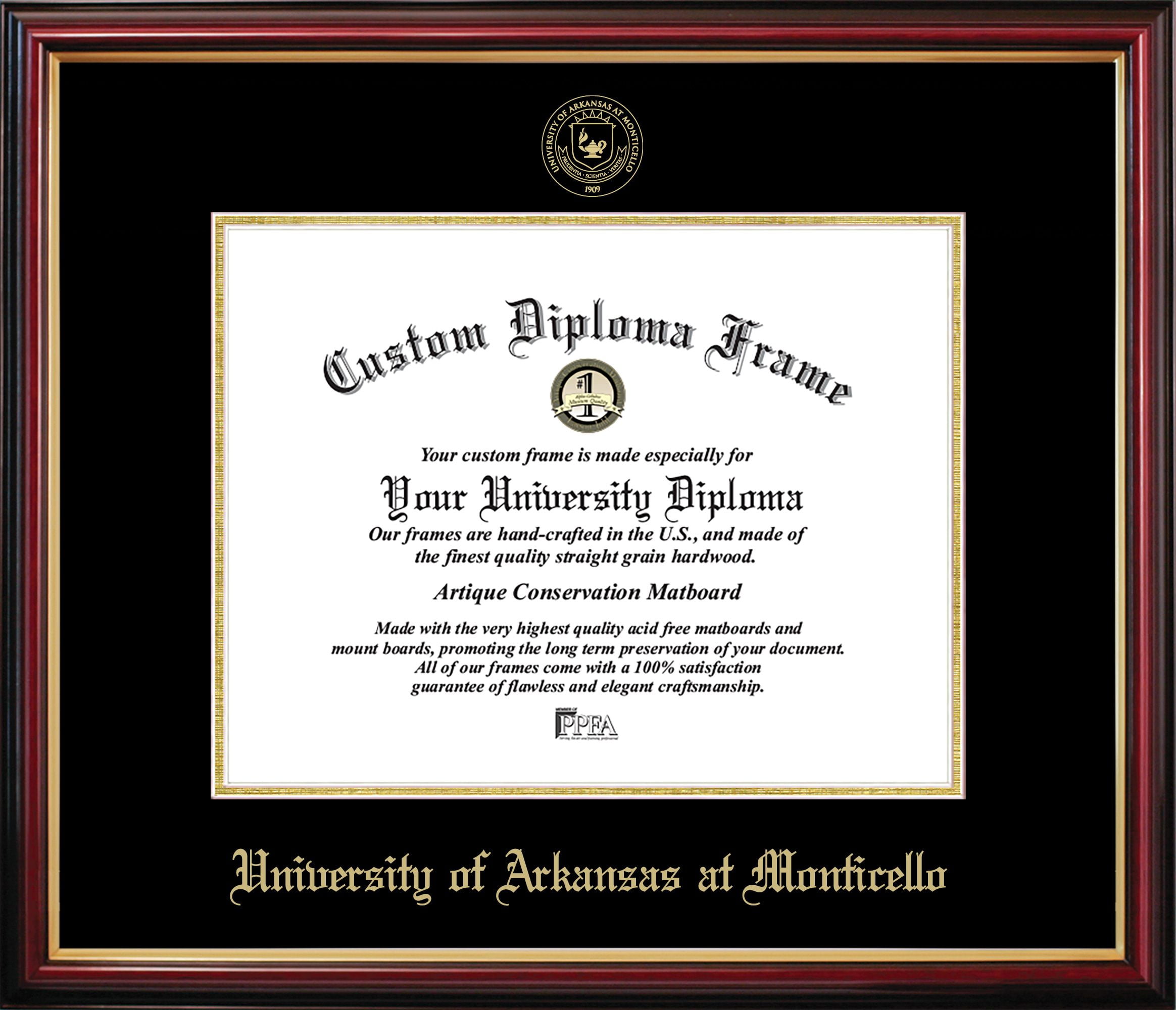 University of Arkansas at Monticello Petite Diploma Frame