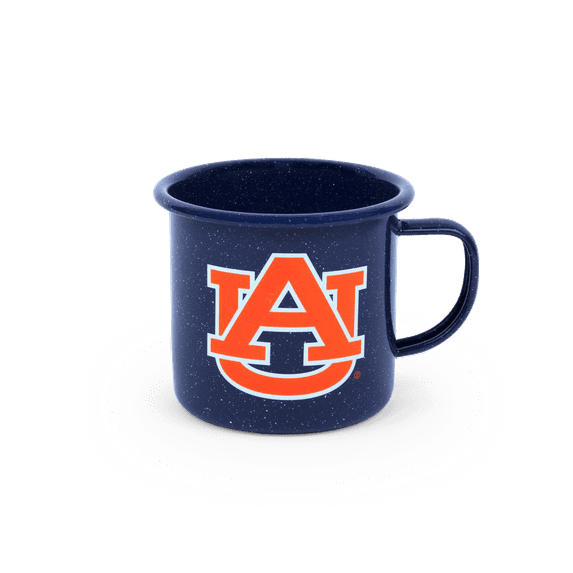 University of Auburn AU Tigers 16 oz Large Mug Crow Canyon Home Enamelware