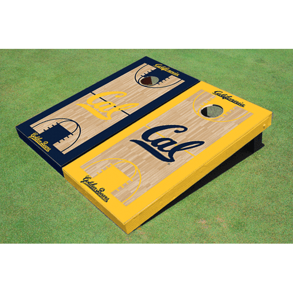 University of California Berkeley Alternating Basketball Court Custom Cornhole Boards