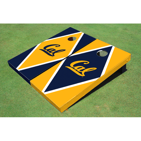 University of California Berkeley Alternating Diamond Cornhole Boards